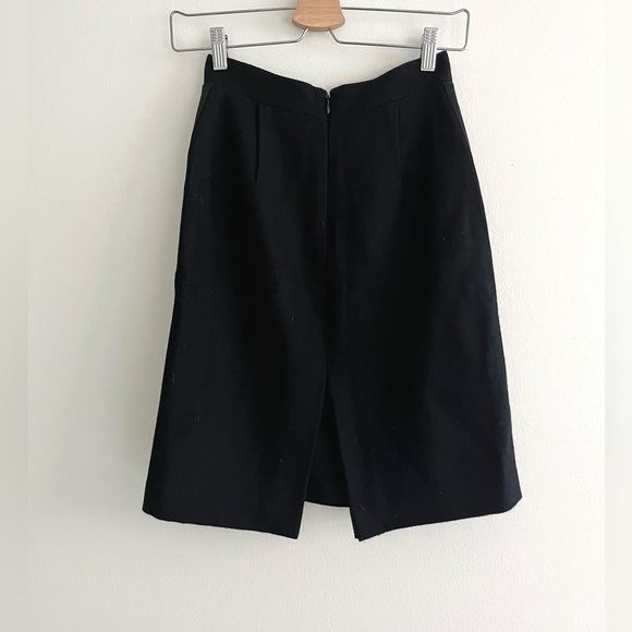 BCBGMaxAzria Wool Skirt with satin accent - Picture 2 of 5